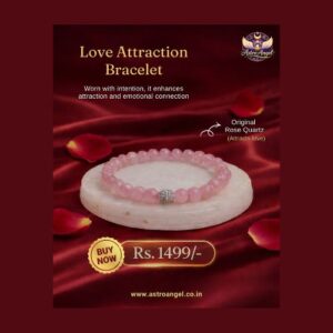 Love Attraction Rose Quartz Bracelet by Guriya Singh